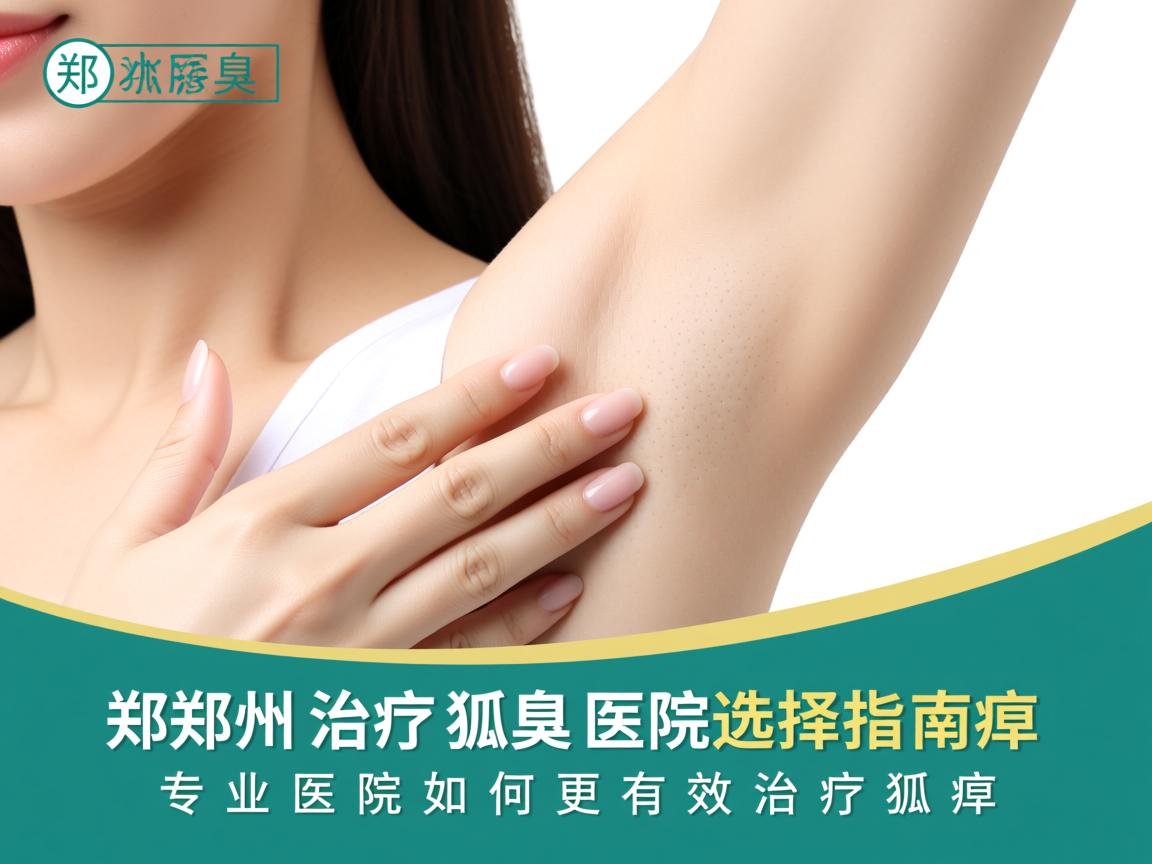 郑州治疗狐臭医院选择指南，专业医院如何更有效治疗狐臭