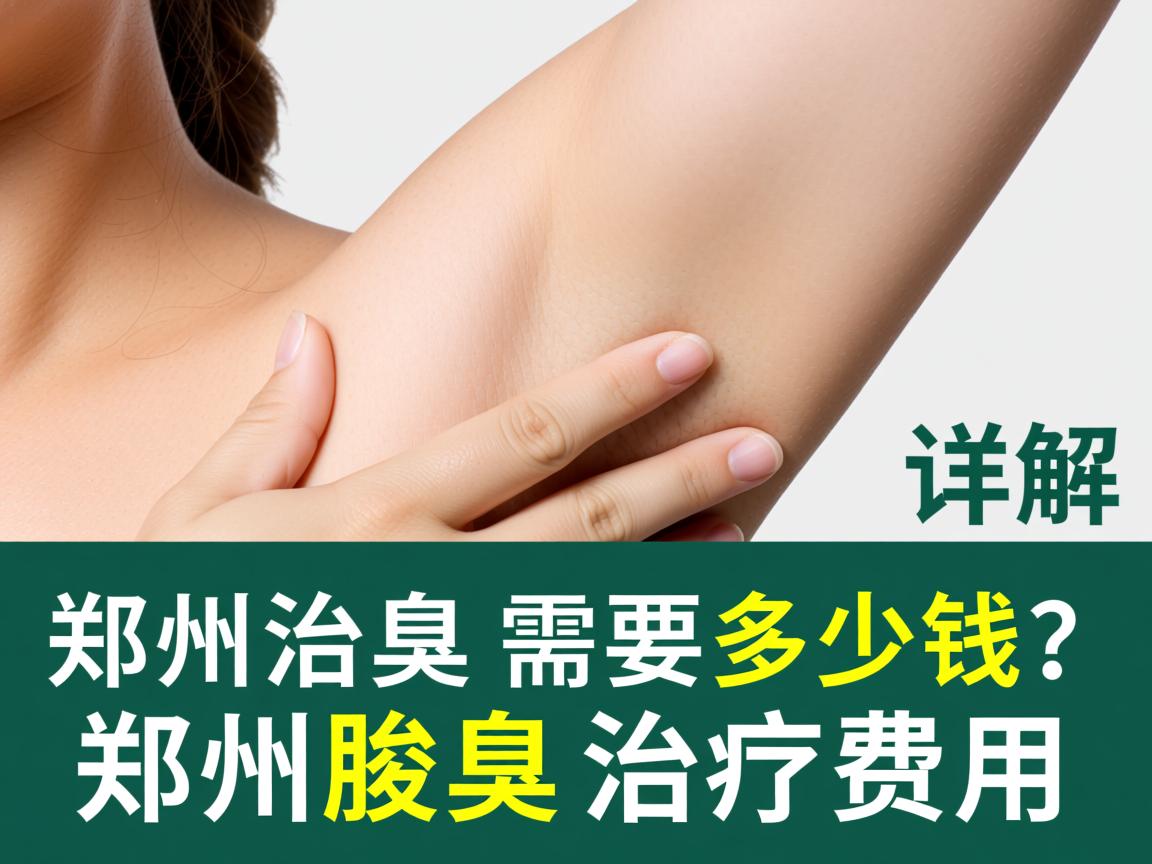 郑州治疗腋臭需要多少钱？详解郑州腋臭治疗费用