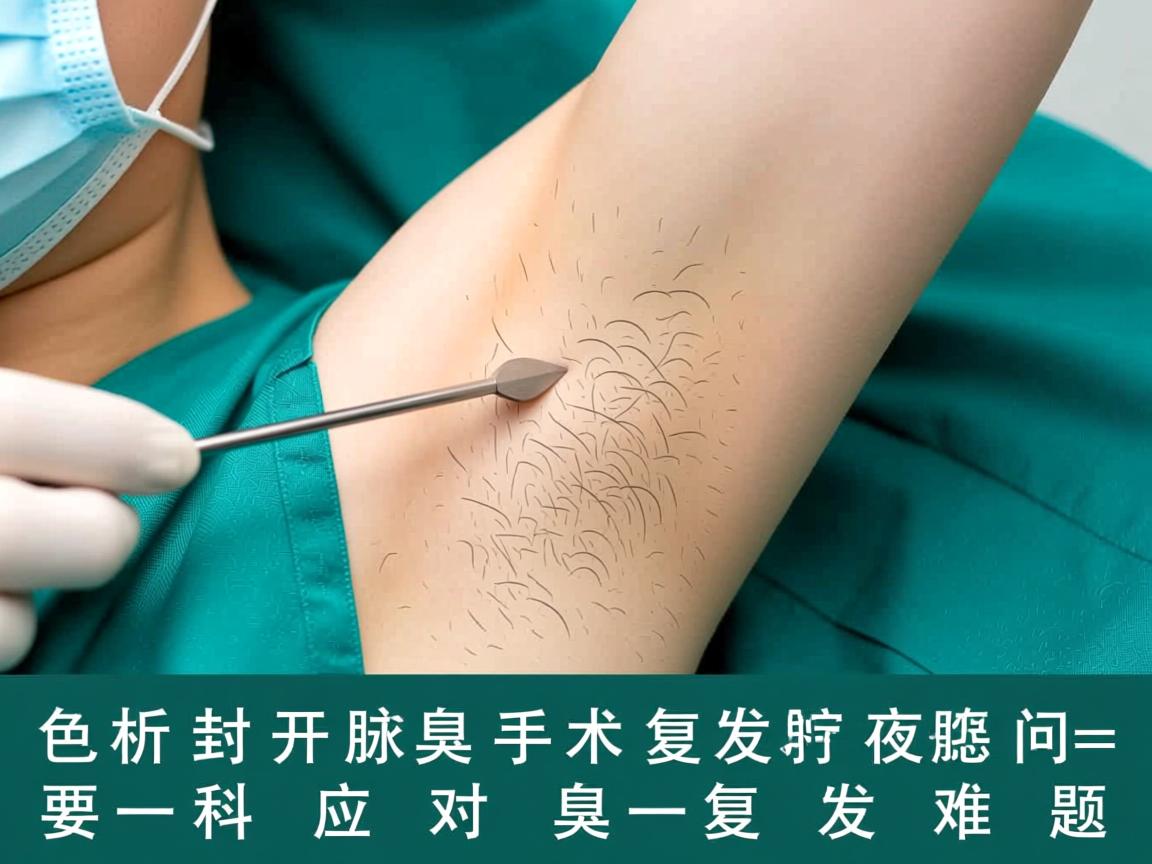 解析开封腋臭手术复发问题 科学应对腋臭复发难题