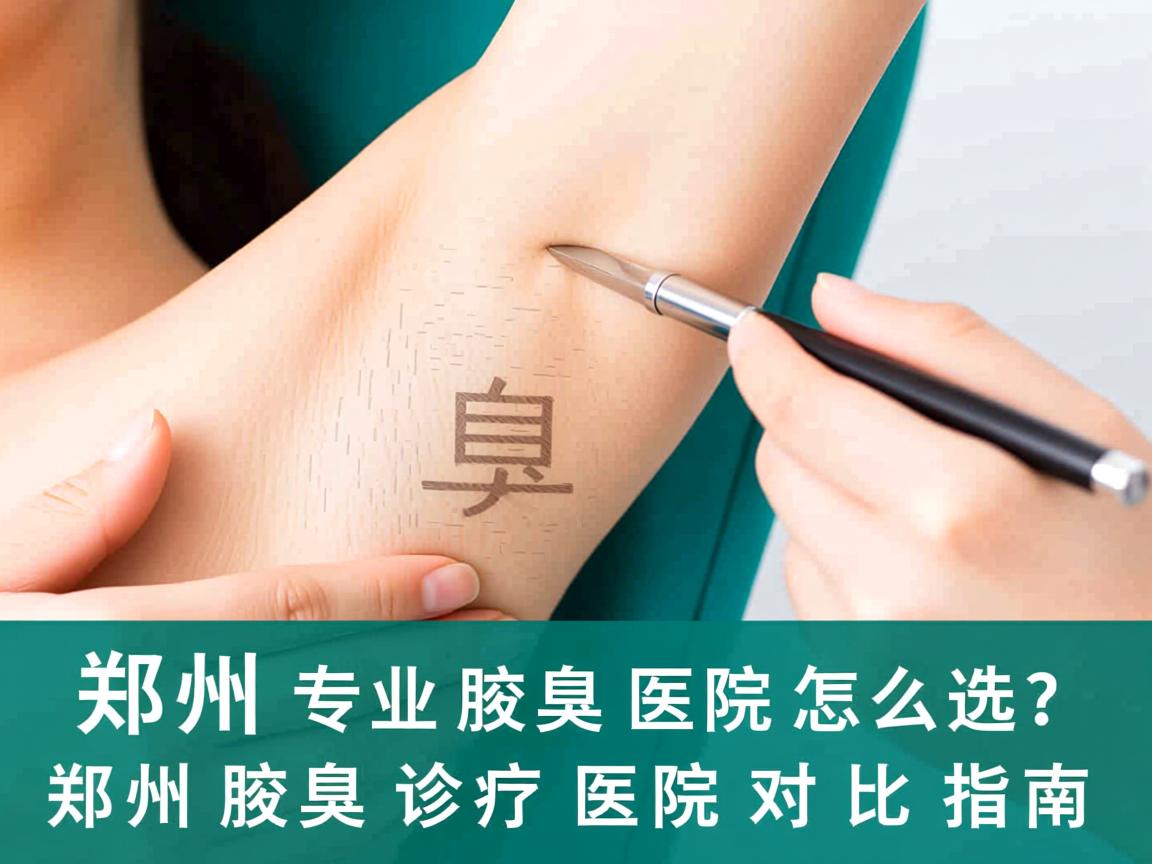郑州专业腋臭医院怎么选？郑州腋臭诊疗医院对比指南