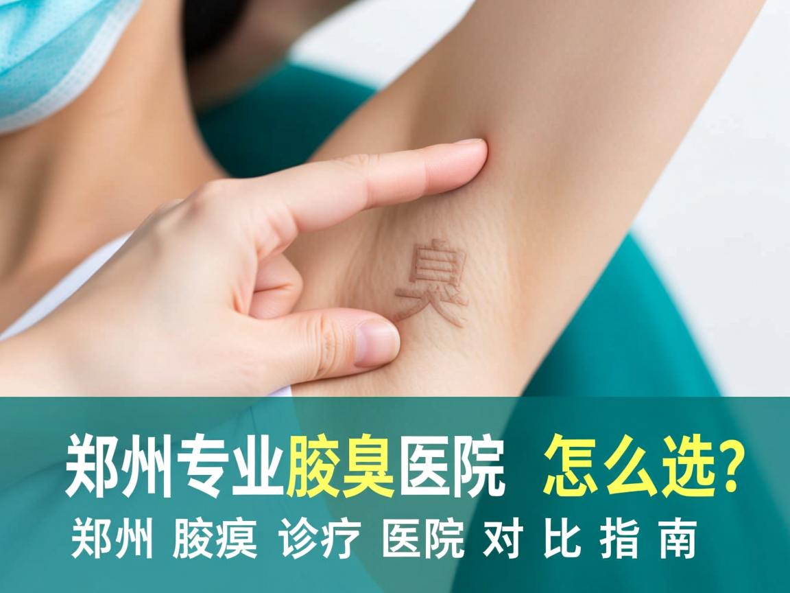 郑州专业腋臭医院怎么选？郑州腋臭诊疗医院对比指南