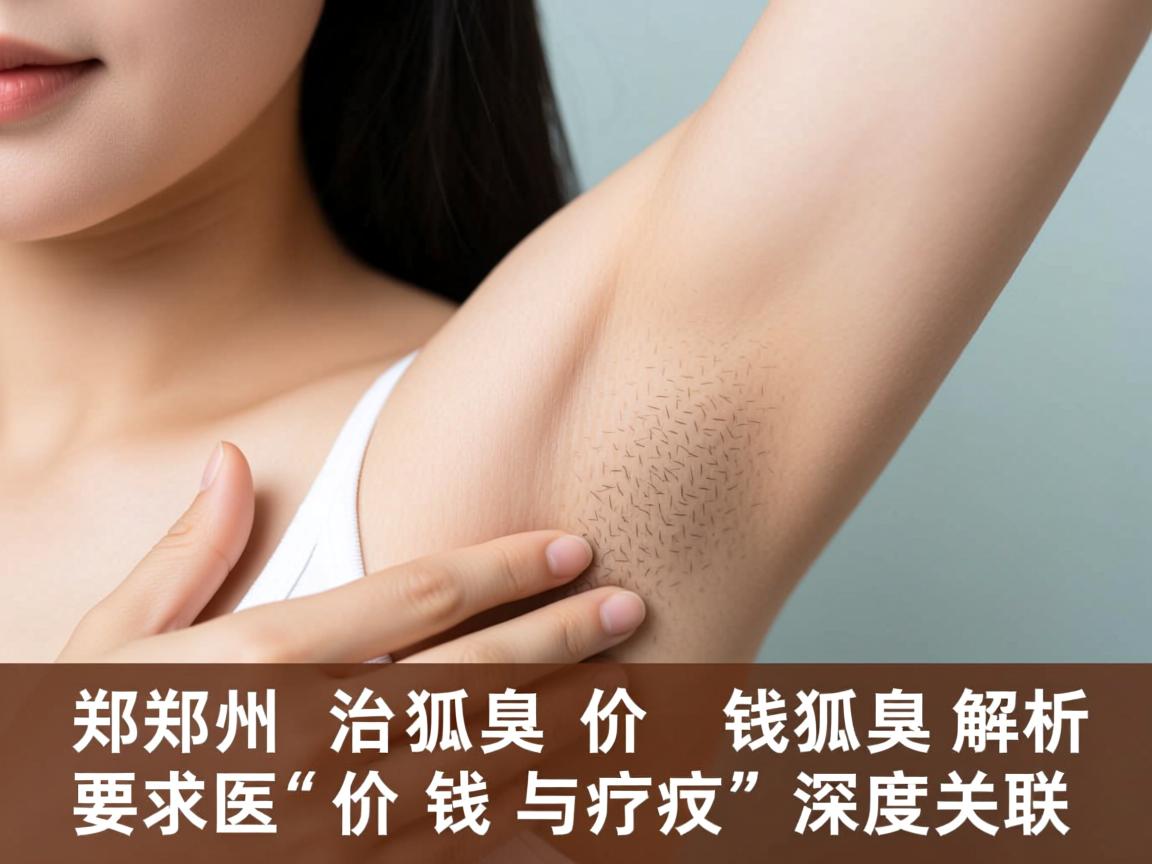 郑州治狐臭价钱解析，治狐臭价钱与疗效的深度关联