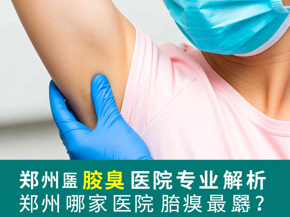 郑州腋臭医院专业解析，郑州哪家医院治疗腋臭最好？