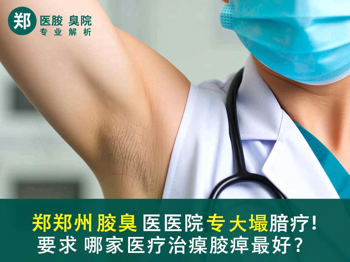 郑州腋臭医院专业解析，郑州哪家医院治疗腋臭最好？