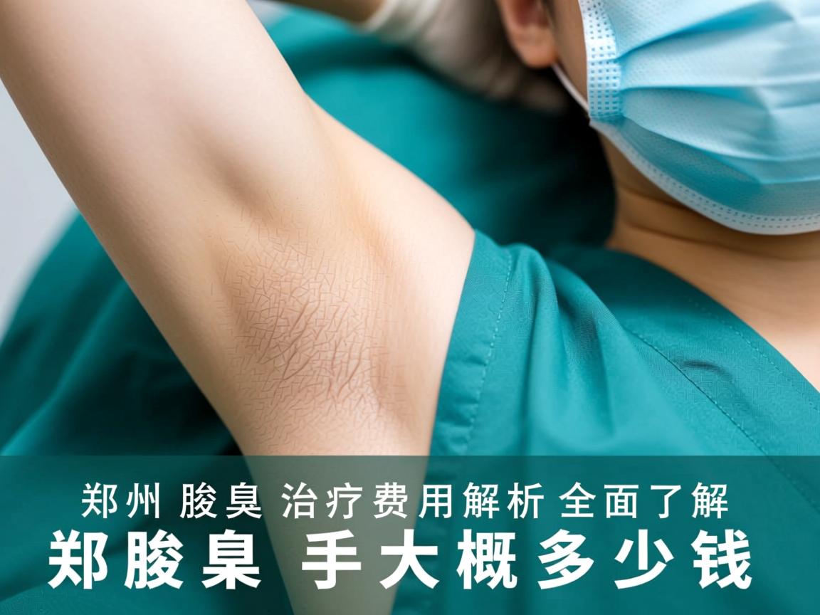 郑州腋臭治疗费用解析，全面了解郑州腋臭手术大概多少钱