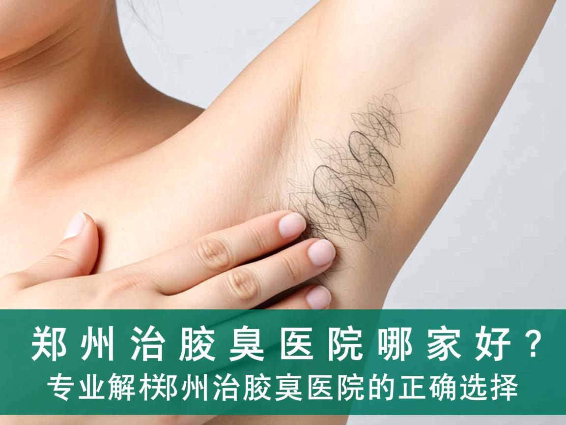 郑州治腋臭医院哪家好？专业解析郑州治腋臭医院的正确选择