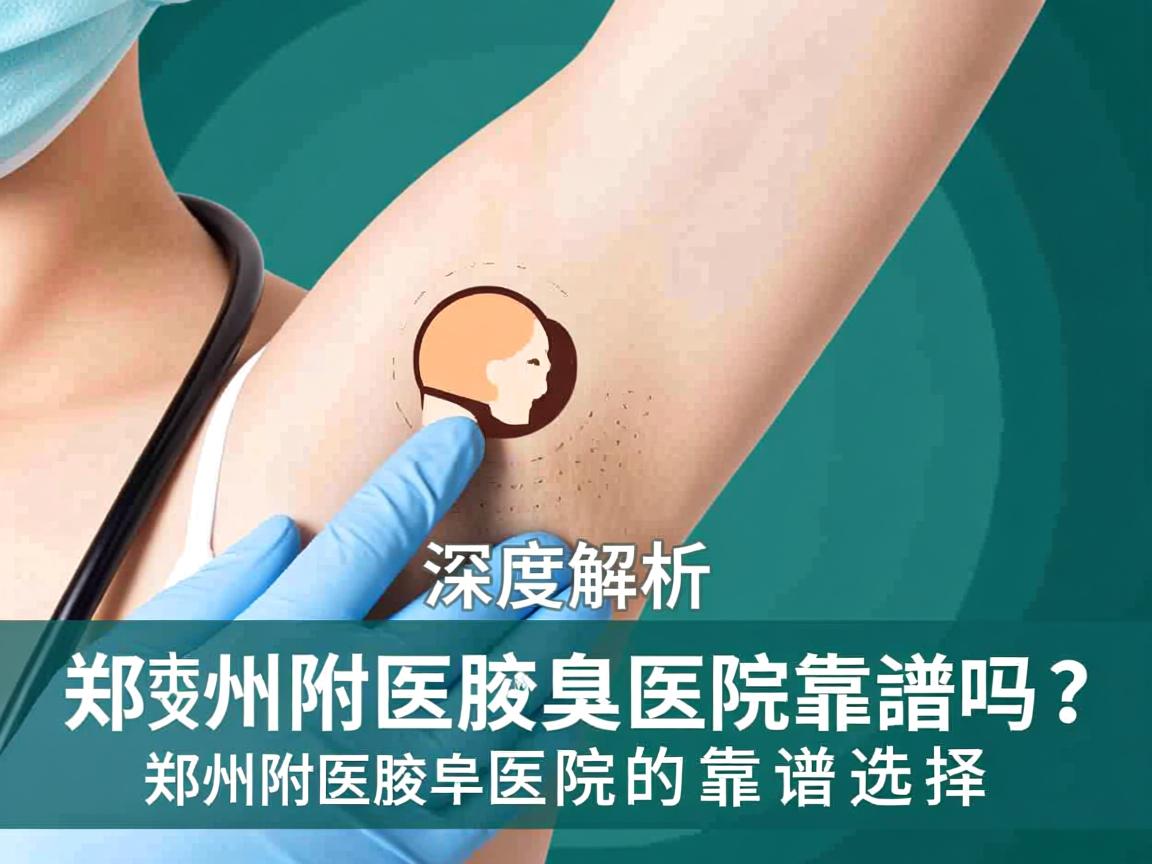 郑州附医腋臭医院靠谱吗？深度解析郑州附医腋臭医院的靠谱选择
