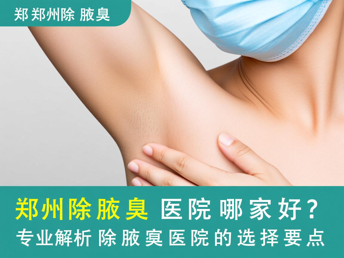 郑州除腋臭医院哪家好？专业解析郑州除腋臭医院的选择要点