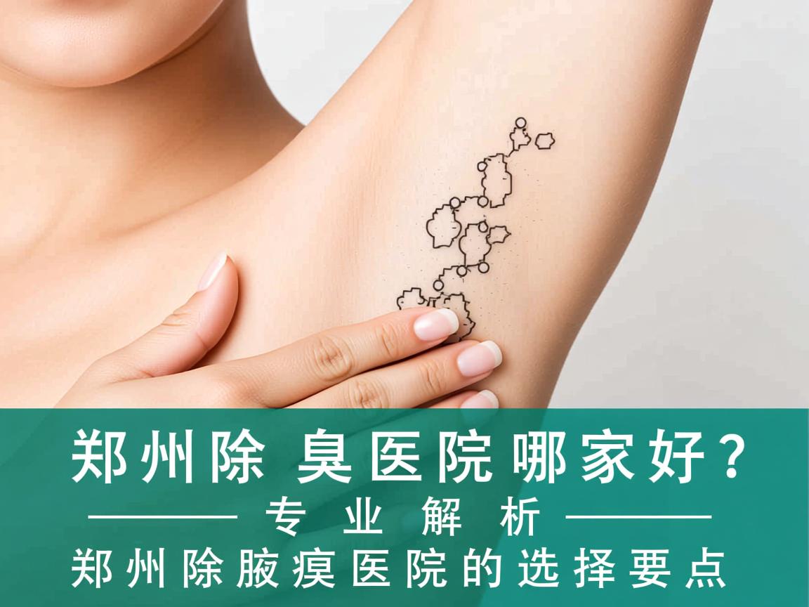 郑州除腋臭医院哪家好？专业解析郑州除腋臭医院的选择要点