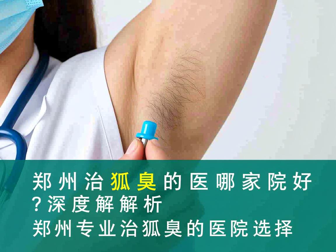郑州治狐臭的医院哪家好？深度解析郑州专业治狐臭的医院选择