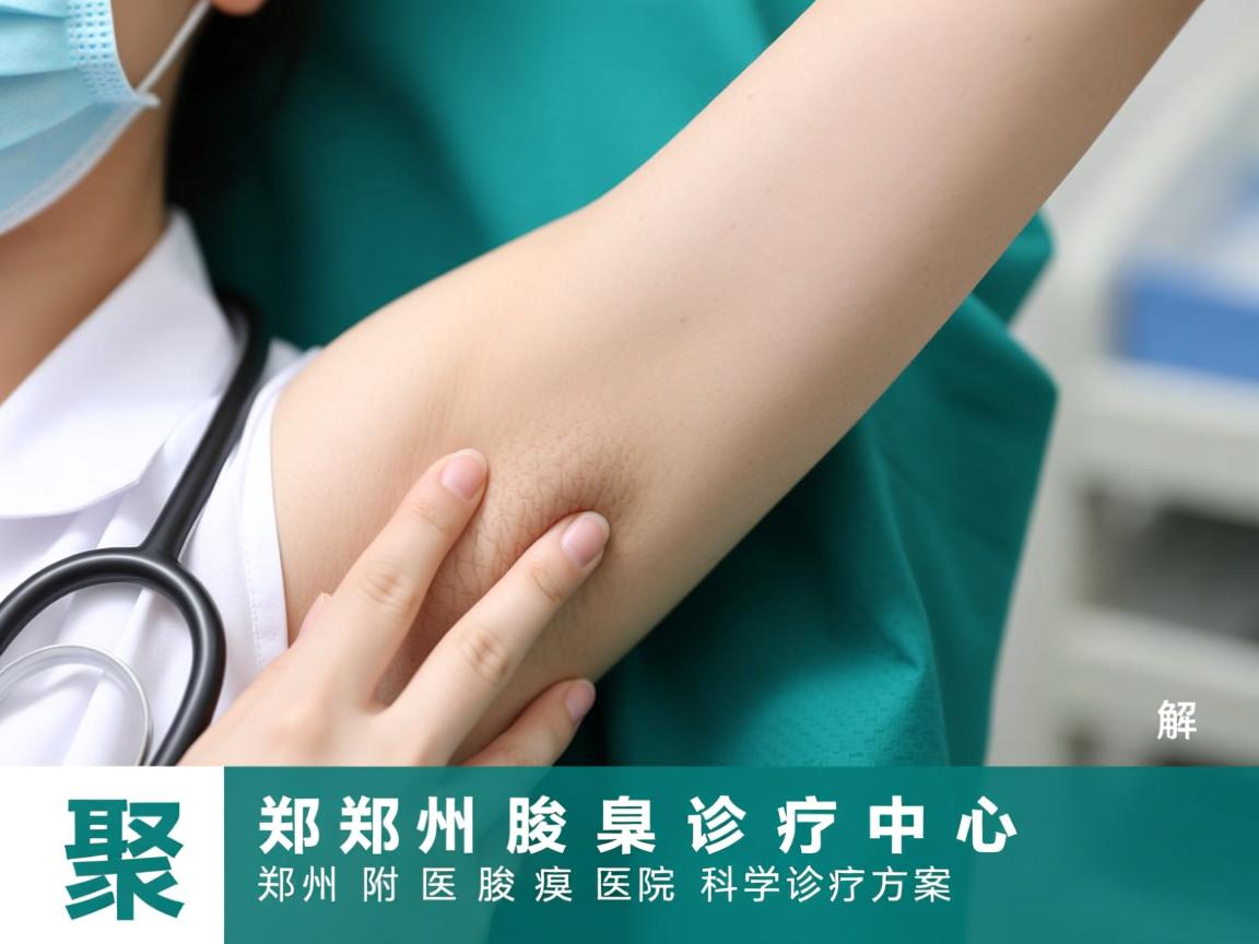 聚焦郑州腋臭诊疗中心，解析郑州附医腋臭医院的科学诊疗方案