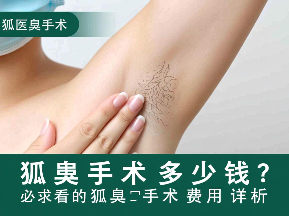 狐臭手术多少钱？周口患者必看的狐臭手术费用详析