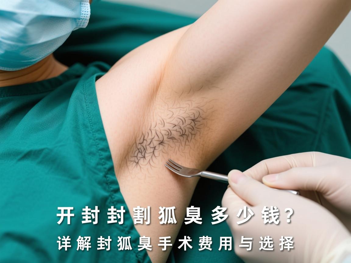 开封割狐臭多少钱？详解开封狐臭手术费用与选择