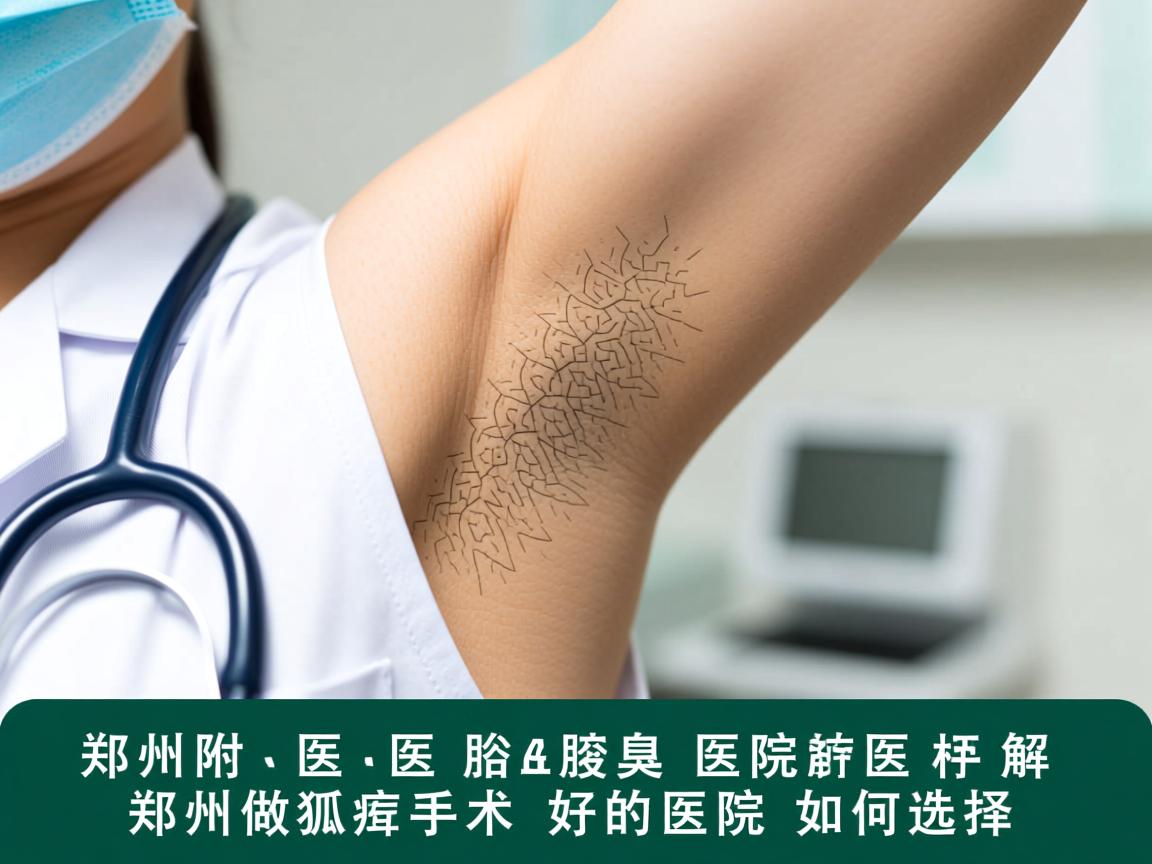 郑州附医腋臭医院解析，郑州做狐臭手术好的医院如何选择