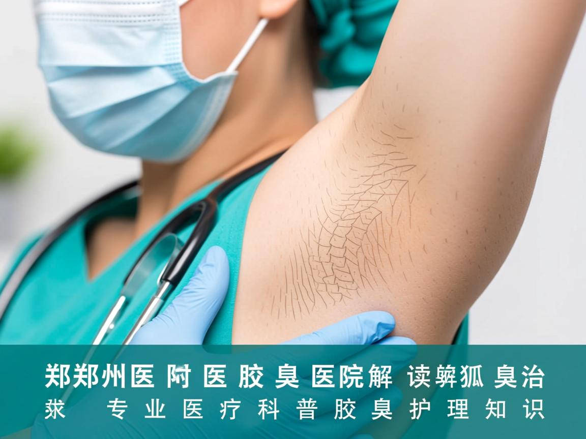 郑州附医腋臭医院解读狐臭治疗 专业医疗科普腋臭护理知识