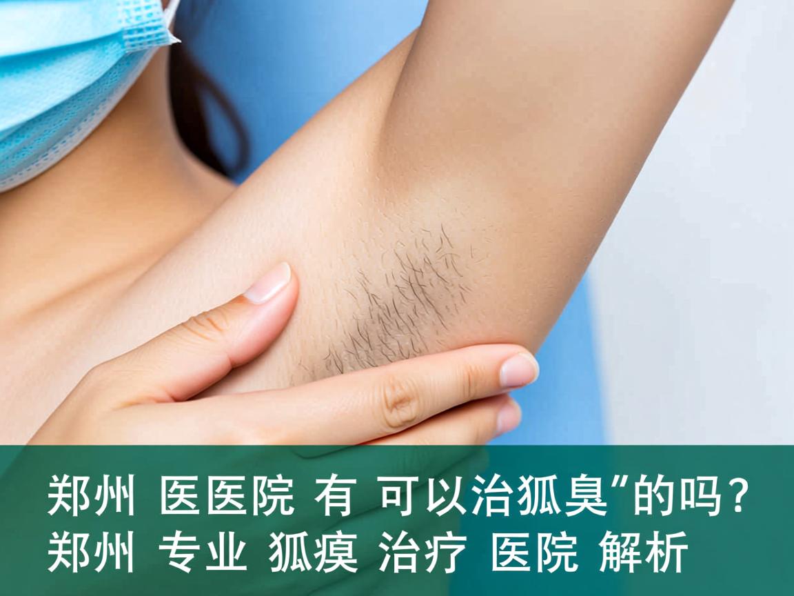 郑州医院有可以治狐臭的吗？郑州专业狐臭治疗医院解析