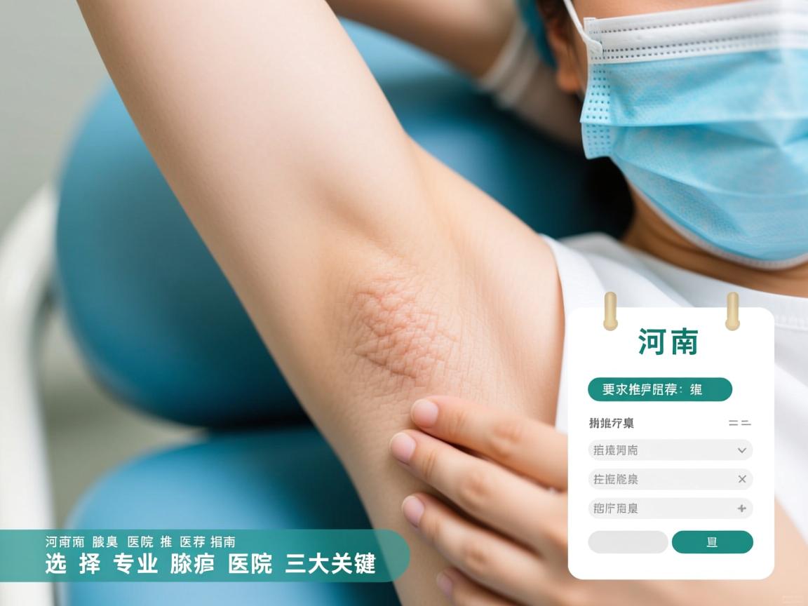 河南腋臭医院推荐指南，选择专业腋臭医院的三大关键