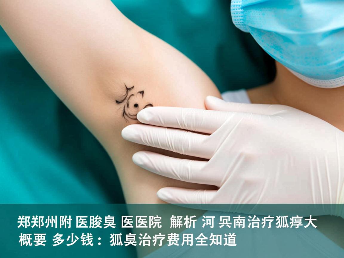 郑州附医腋臭医院解析，河南治疗狐臭大概要多少钱，狐臭治疗费用全知道