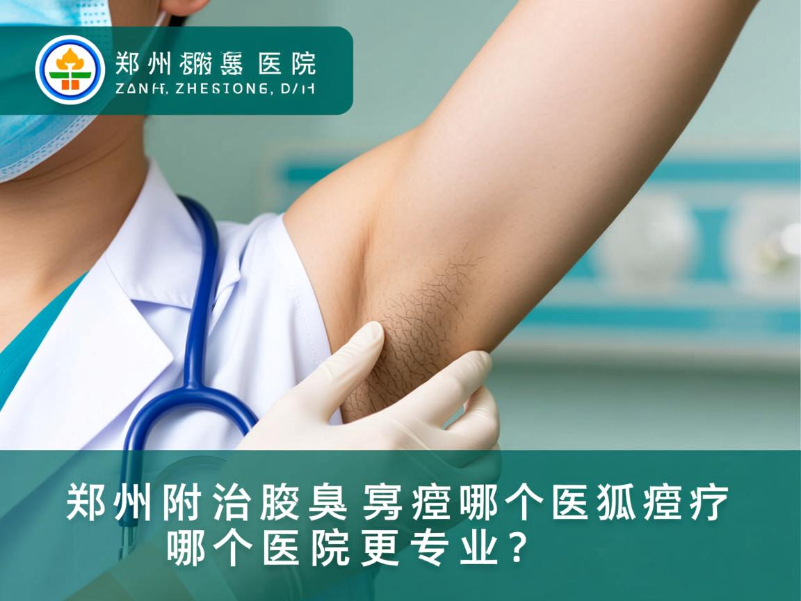 郑州附医腋臭医院解析，郑州治疗狐臭哪个医院更专业？