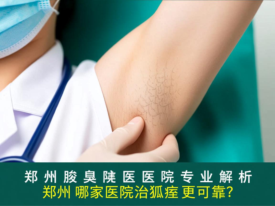 郑州腋臭医院专业解析，郑州哪家医院治狐臭更可靠？