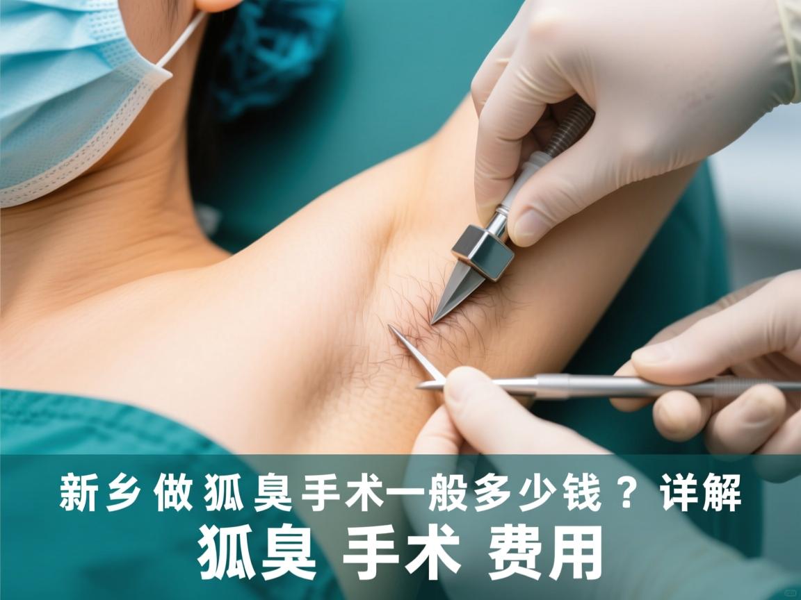 新乡做狐臭手术一般多少钱？详解狐臭手术费用