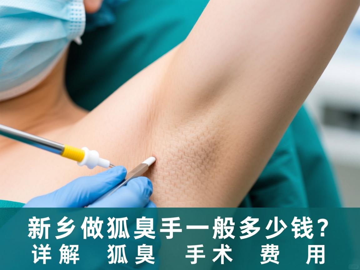 新乡做狐臭手术一般多少钱？详解狐臭手术费用
