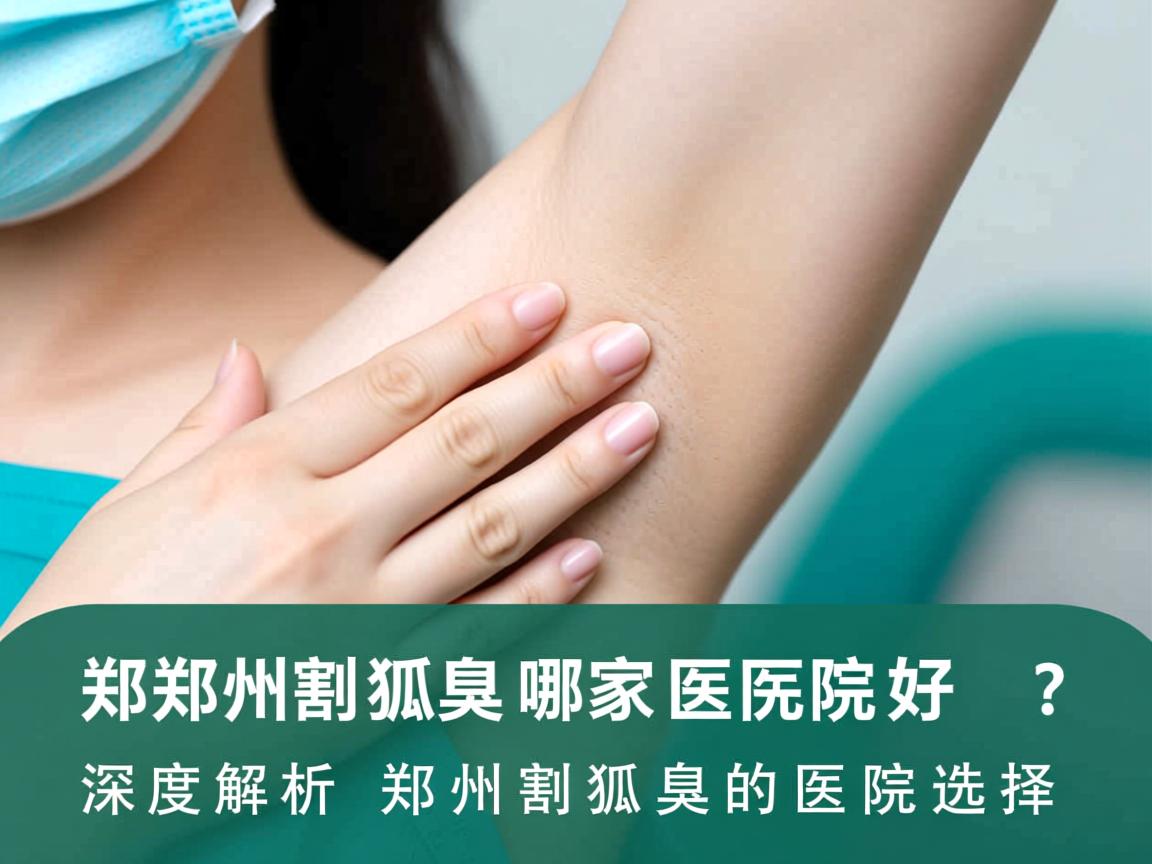 郑州割狐臭哪家医院好？深度解析郑州割狐臭的医院选择