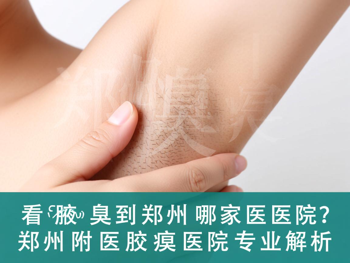 看腋臭到郑州哪家医院？郑州附医腋臭医院专业解析