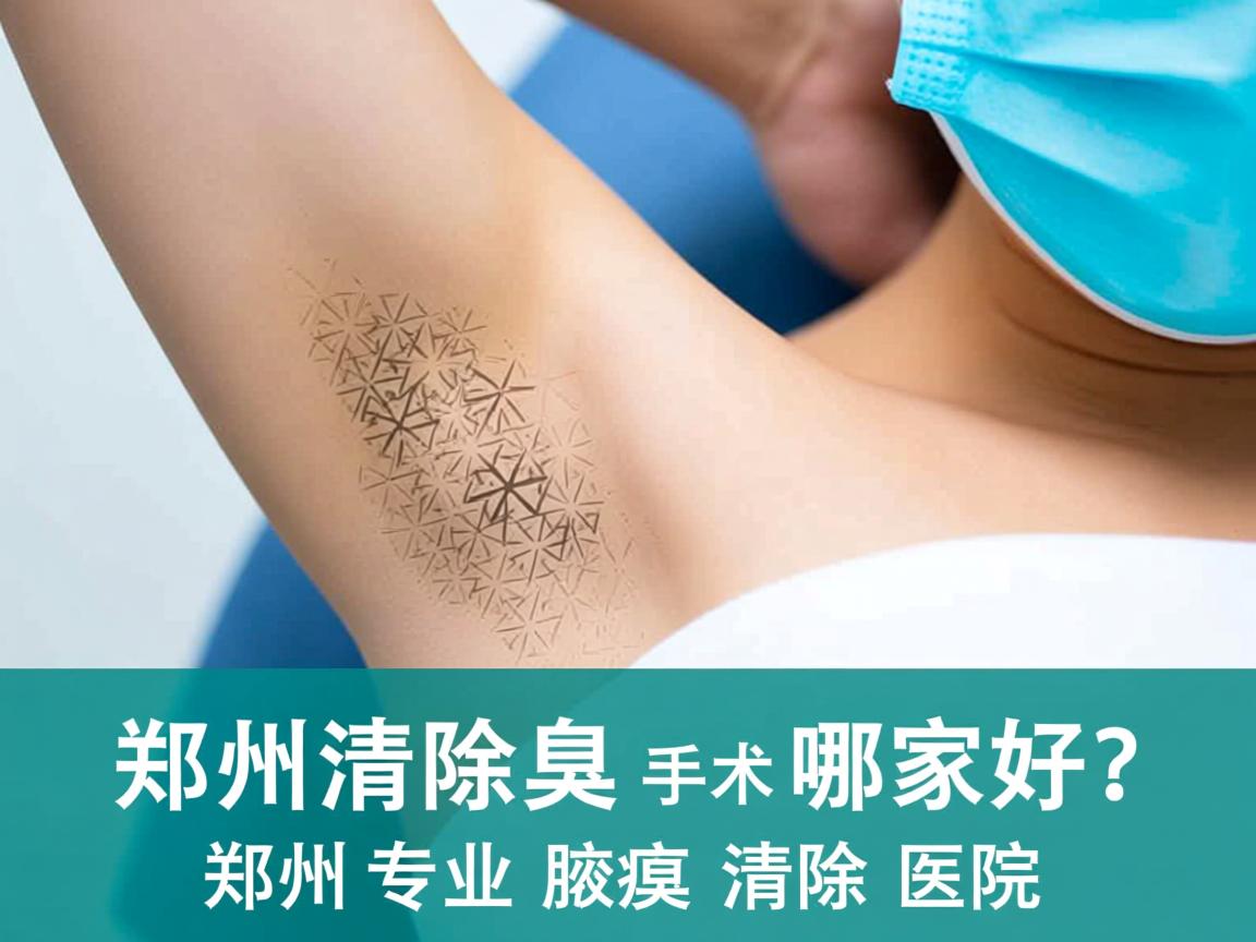 郑州清除腋臭手术哪家好？详解郑州专业腋臭清除医院