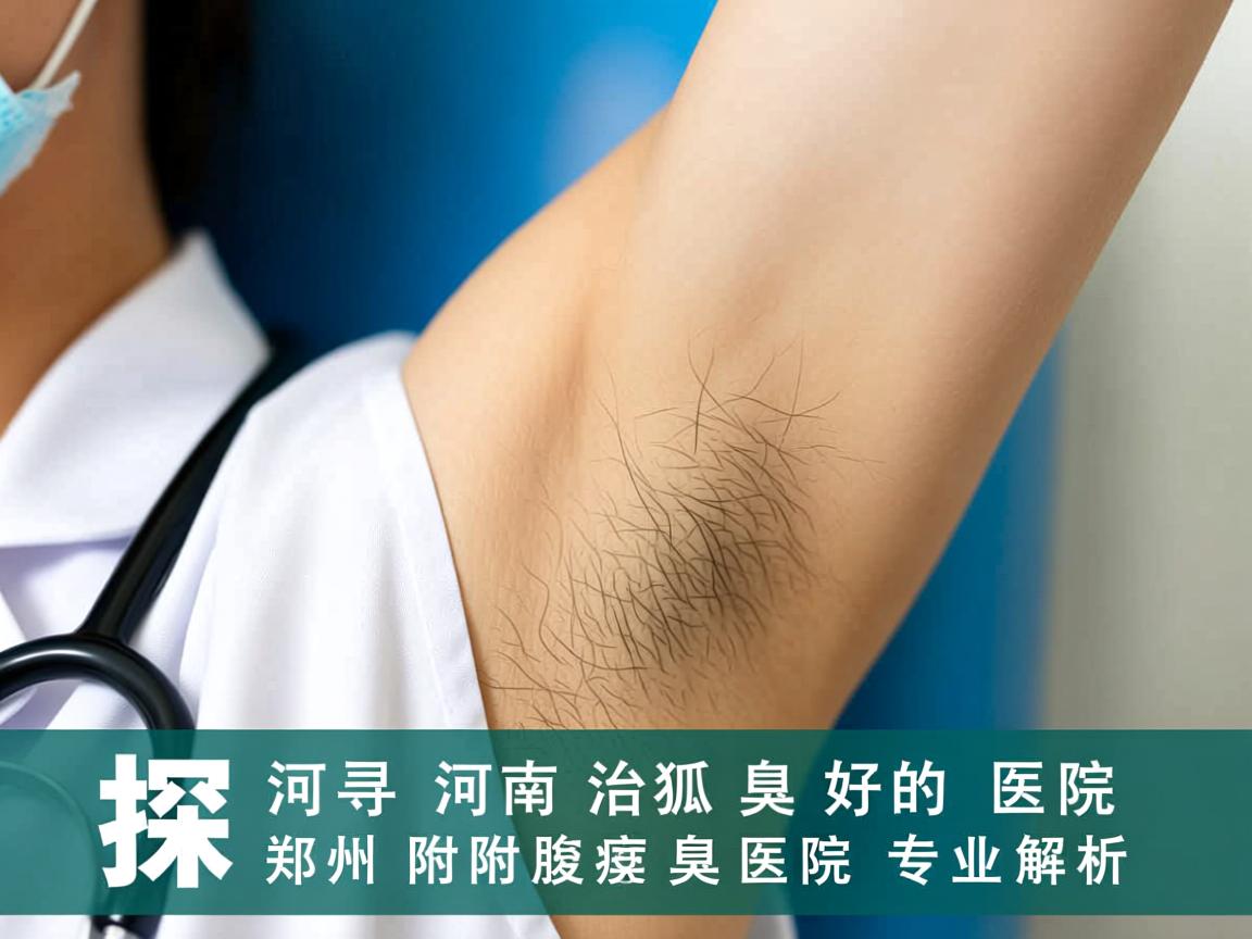 探寻河南治狐臭好的医院，郑州附医腋臭医院专业解析