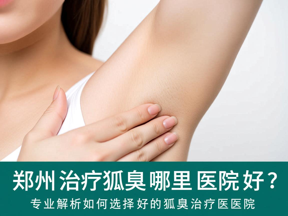 郑州治疗狐臭哪里医院好？专业解析如何选择好的狐臭治疗医院