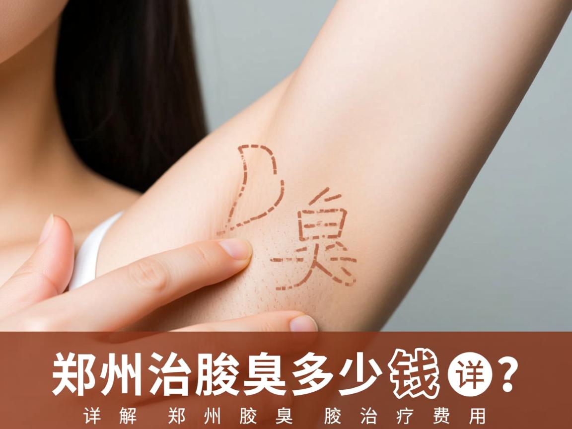 郑州治腋臭多少钱？详解郑州腋臭治疗费用