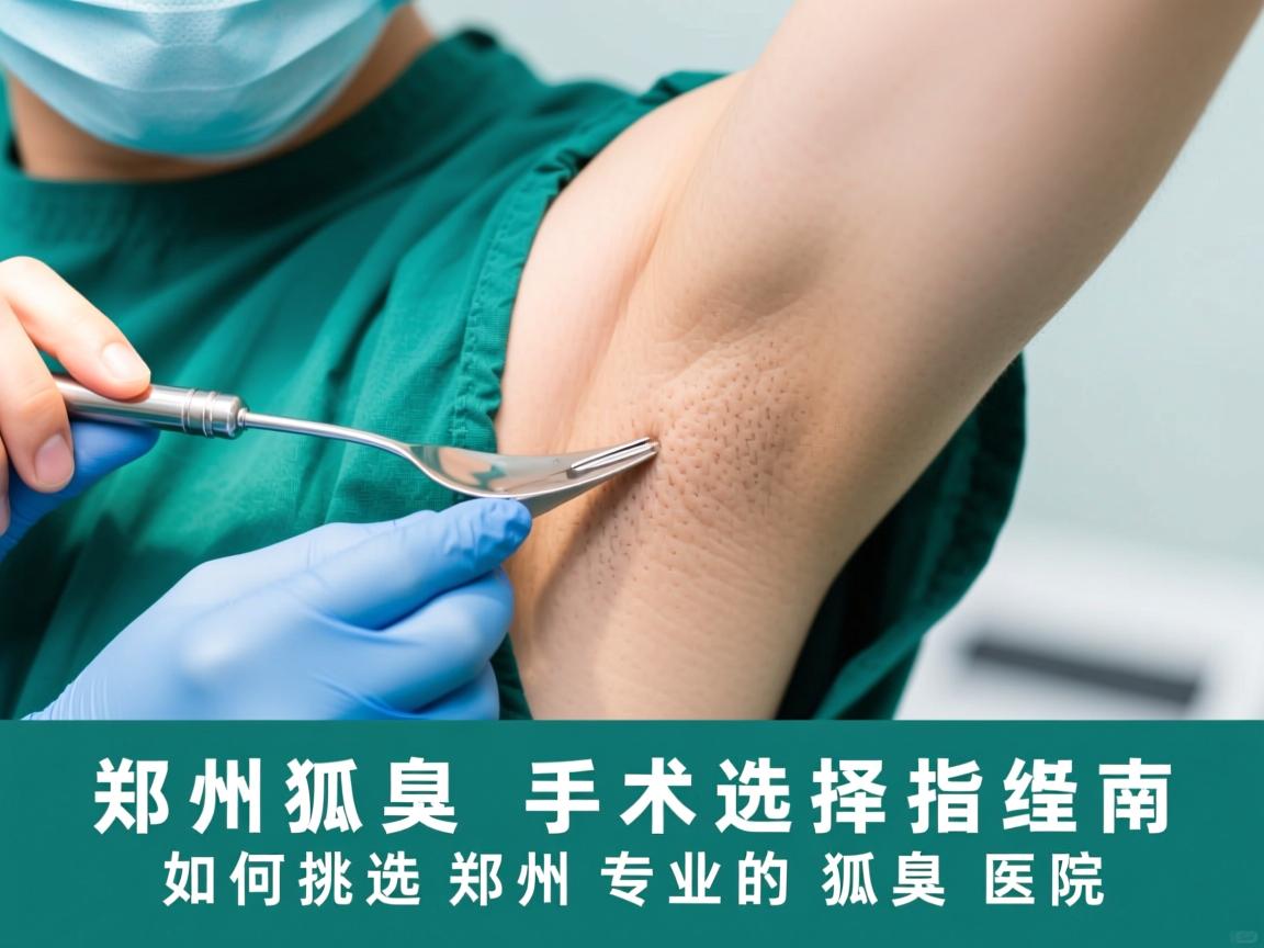 郑州狐臭手术选择指南，如何挑选郑州专业的狐臭医院