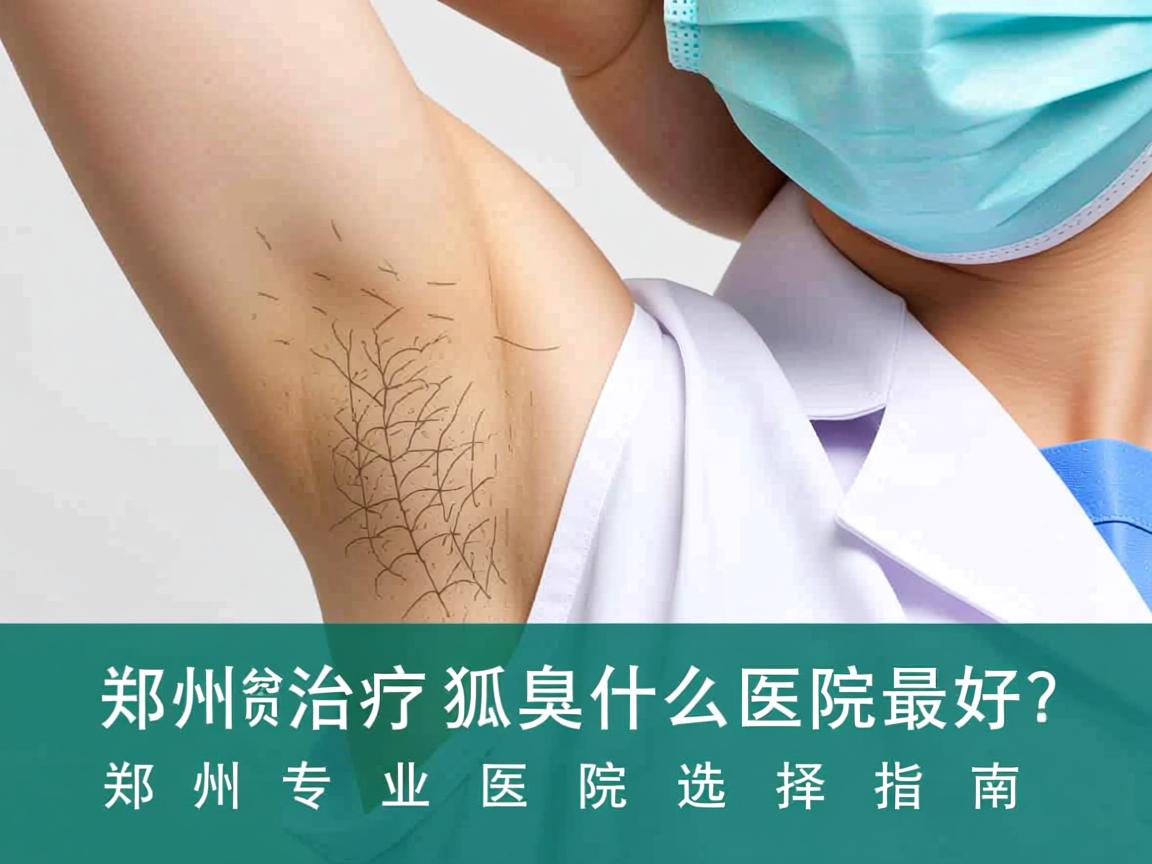 郑州治疗狐臭什么医院最好？郑州专业医院选择指南
