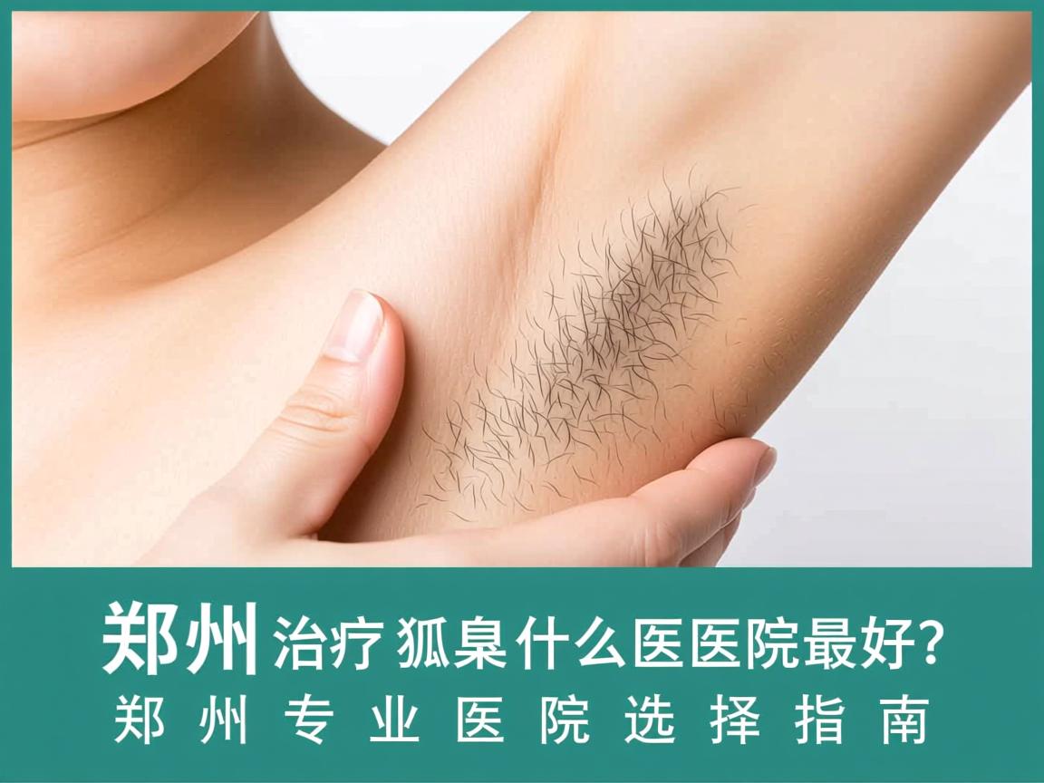 郑州治疗狐臭什么医院最好？郑州专业医院选择指南