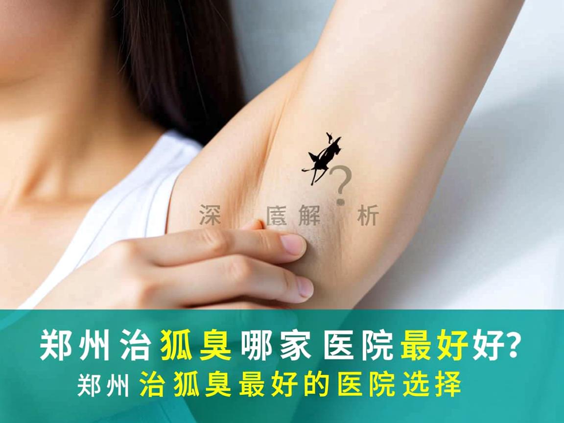 郑州治狐臭哪家医院最好？深度解析郑州治狐臭最好的医院选择