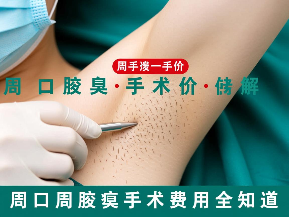 周口腋臭手术价格解析，周口腋臭手术费用全知道