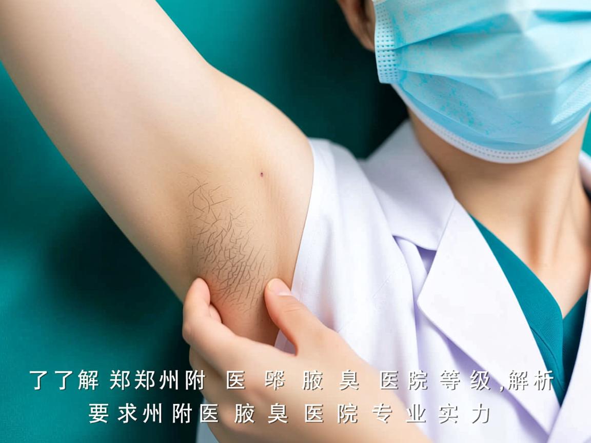 了解郑州附医腋臭医院等级，解析郑州附医腋臭医院专业实力