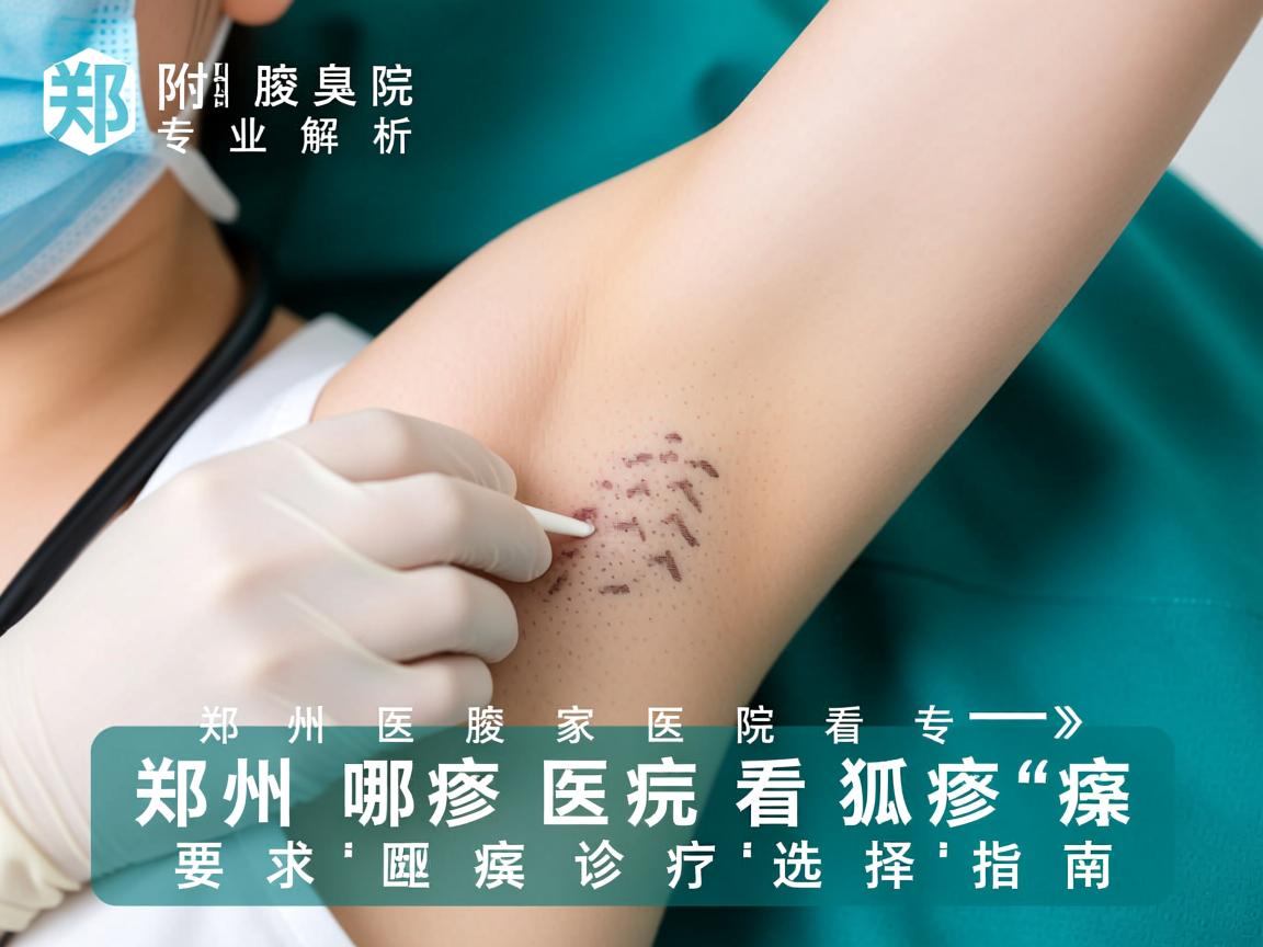 郑州附医腋臭医院专业解析，郑州哪家医院看狐臭，郑州狐臭诊疗选择指南