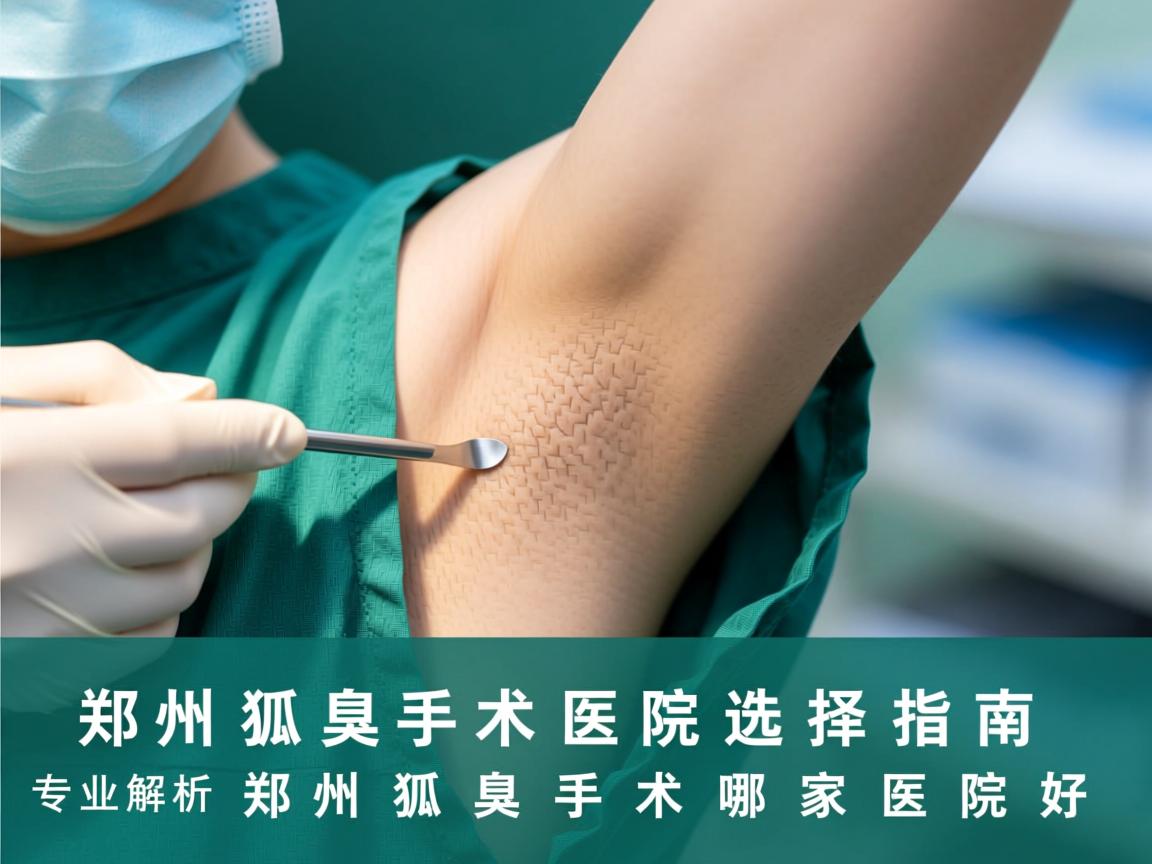 郑州狐臭手术医院选择指南，专业解析郑州狐臭手术哪家医院好