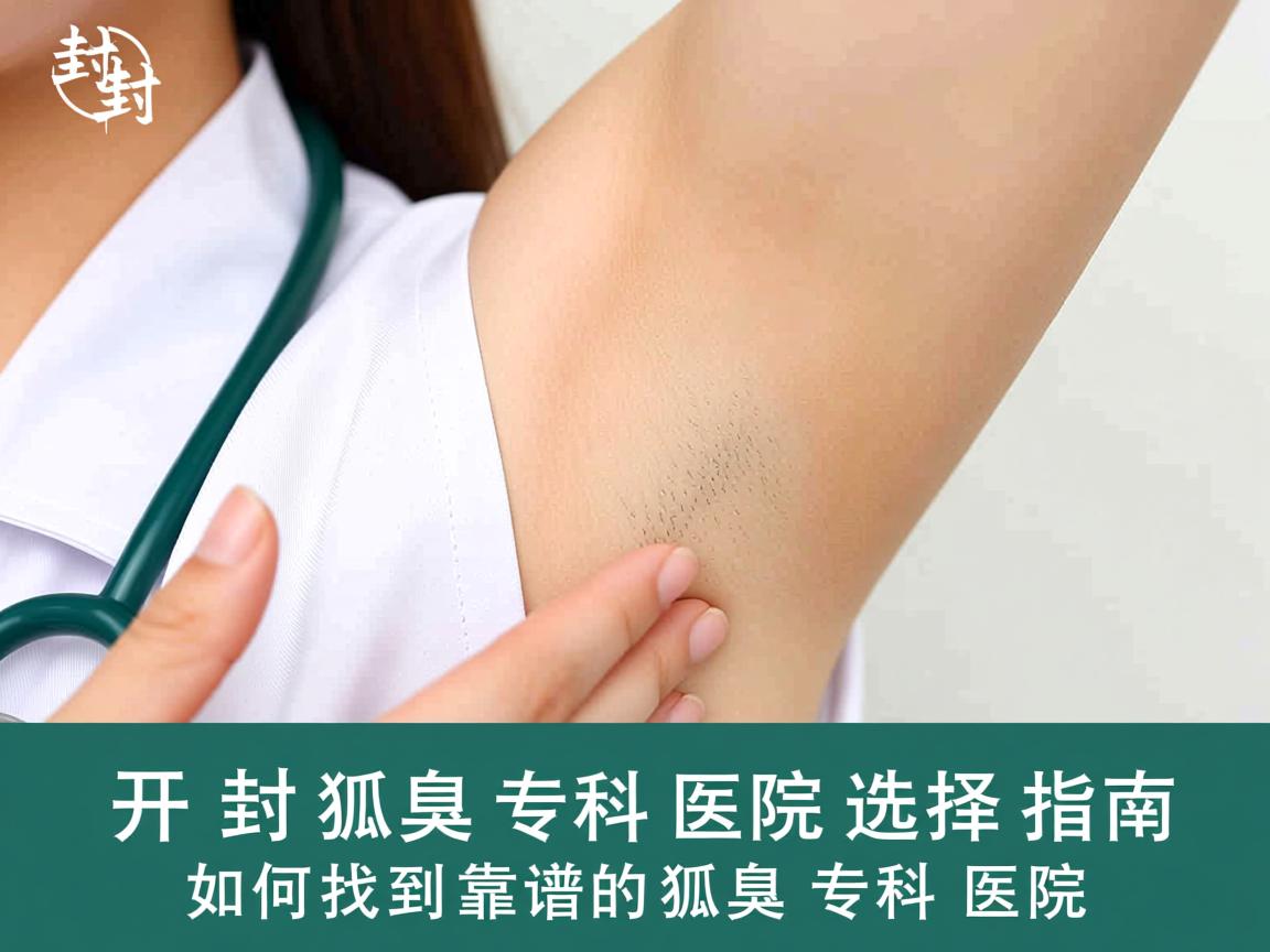 开封狐臭专科医院选择指南，如何找到靠谱的狐臭专科医院