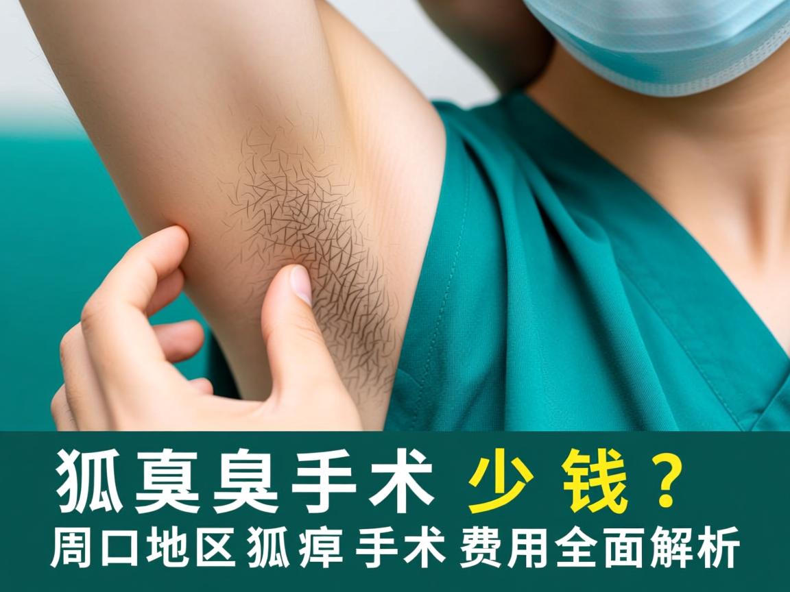 狐臭手术多少钱？周口地区狐臭手术费用全面解析