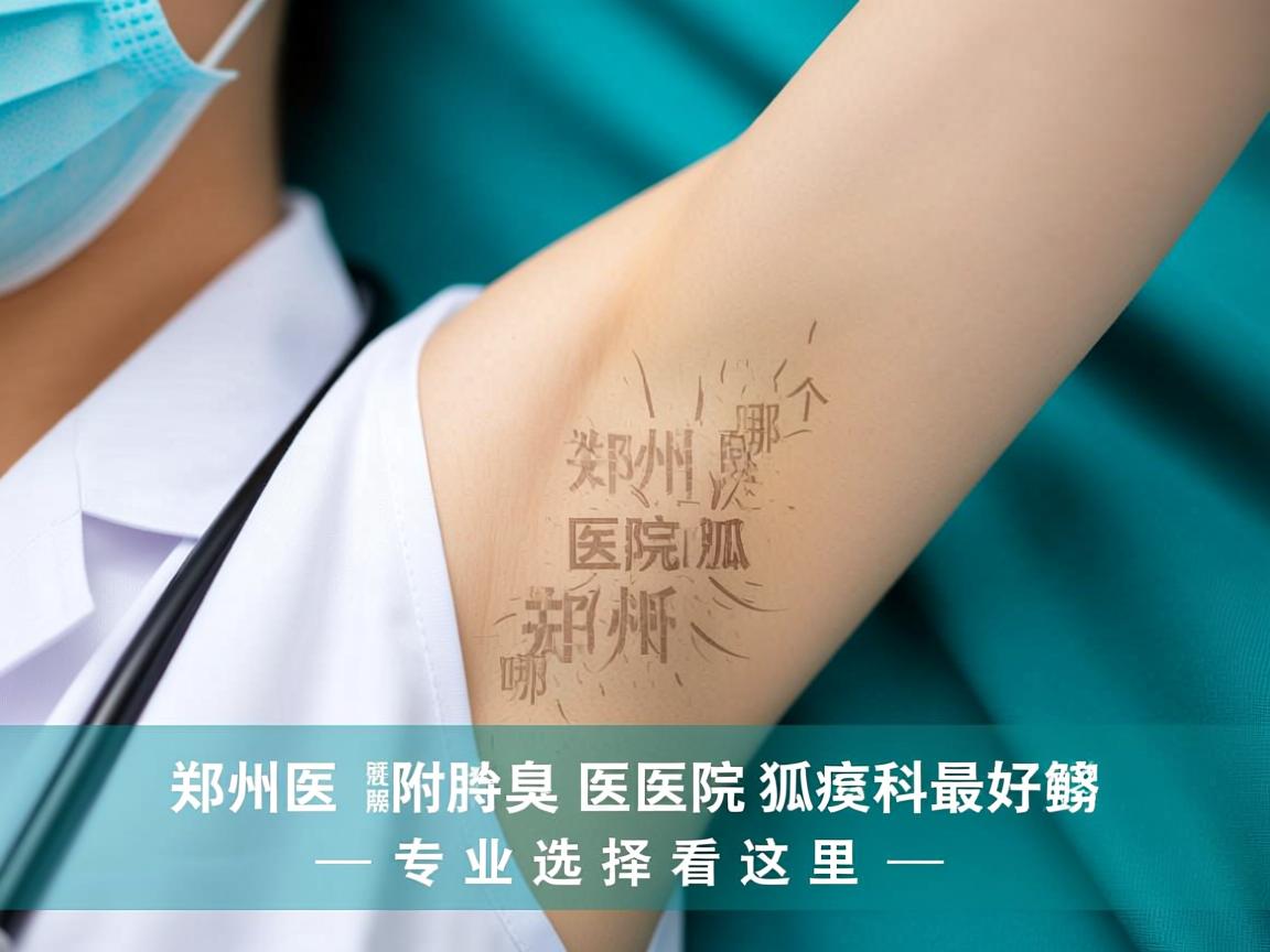 郑州附医腋臭医院解析，郑州哪个医院狐臭科最好，专业选择看这里