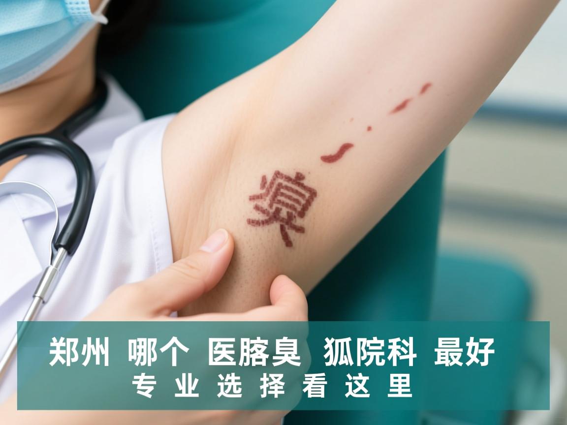 郑州附医腋臭医院解析，郑州哪个医院狐臭科最好，专业选择看这里