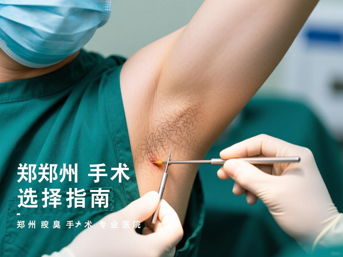 郑州腋臭手术选择指南，解析郑州腋臭手术专业医院