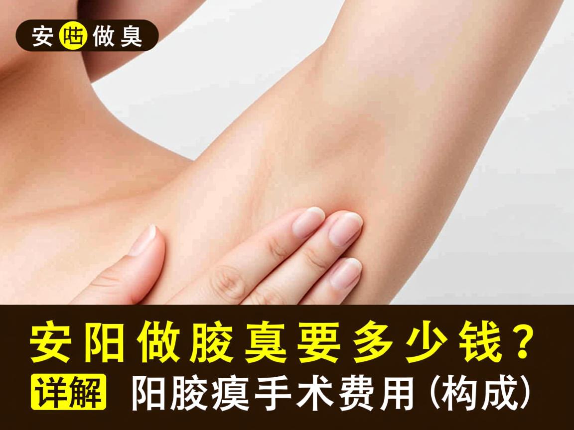 安阳做腋臭要多少钱？详解安阳腋臭手术费用构成