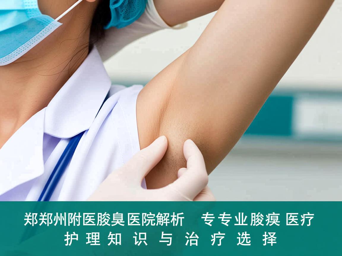 郑州附医腋臭医院解析，专业腋臭医疗的护理知识与治疗选择