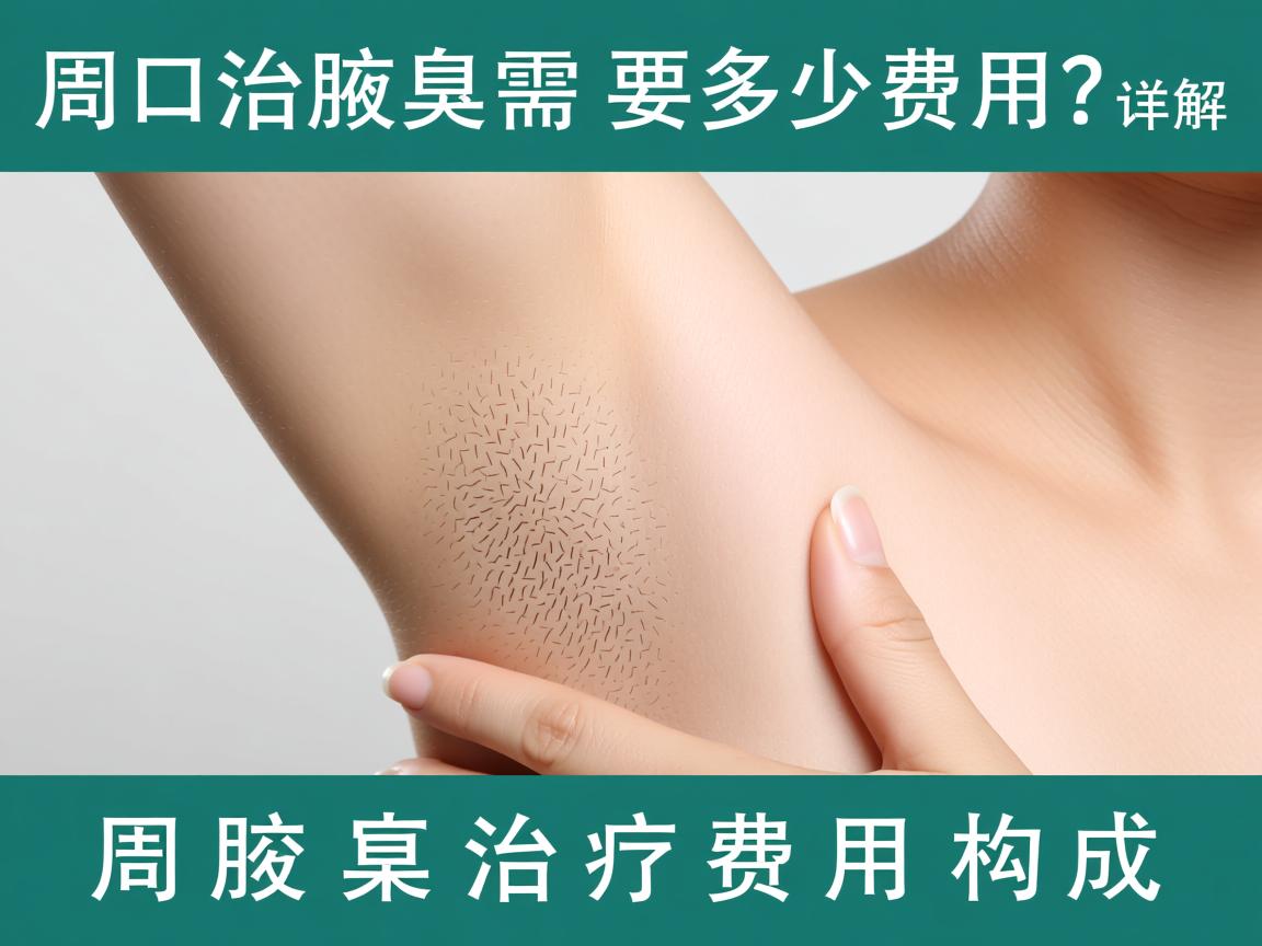 周口治腋臭需要多少费用？详解周口腋臭治疗费用构成