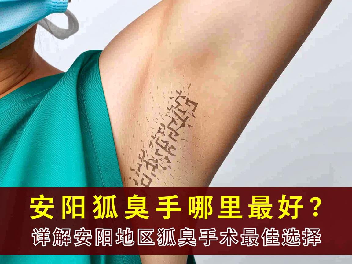 安阳狐臭手术哪里最好？详解安阳地区狐臭手术最佳选择