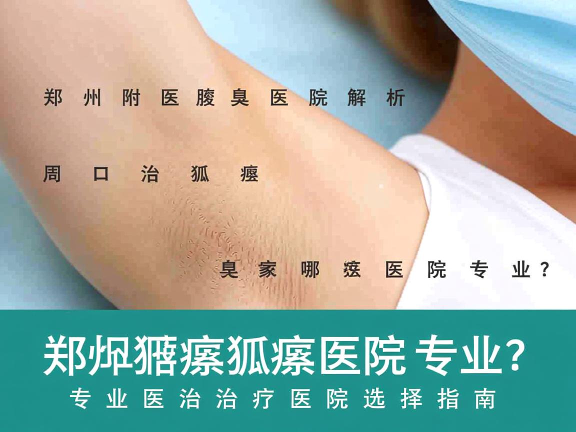 郑州附医腋臭医院解析,周口治疗狐臭哪家医院专业?专业狐臭治疗医院选择指南 郑州附医腋臭医院解析,周口治疗狐臭哪家医院专业?专业狐臭治疗医院选择指南